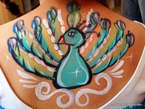 Colorful Bird Back Design